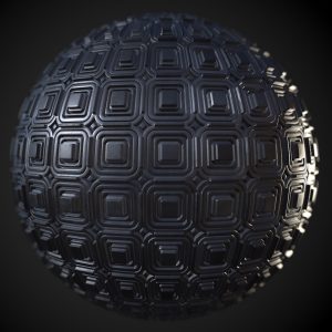 Futuristic Cube Metal PBR Material - Texture Download